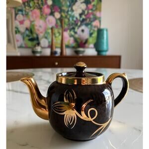 Vintage Gibsons England Art Deco/Mod Mini Teapot Brick-a-Brack